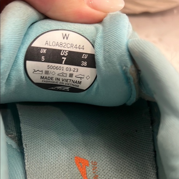 Altra Light Blue Running Shoes - Picture 4 of 6